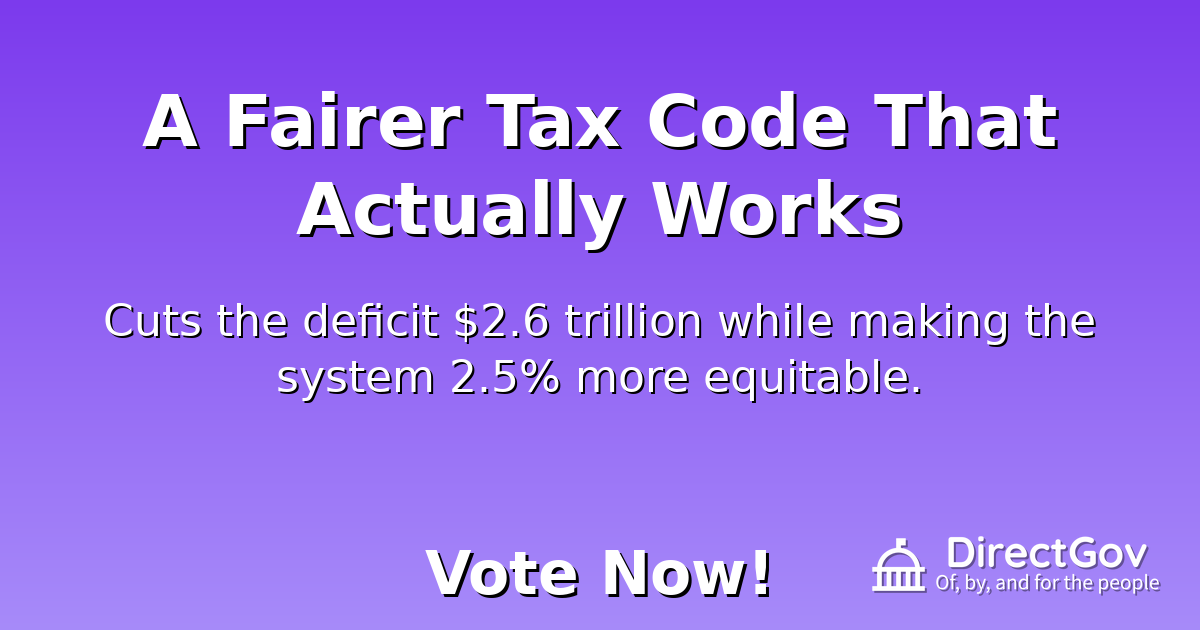 A Fairer Tax Code That Actually Works