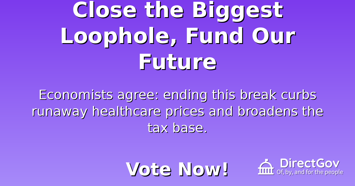 Close the Biggest Loophole, Fund Our Future