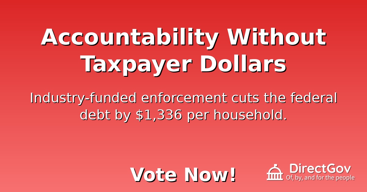 Accountability Without Taxpayer Dollars