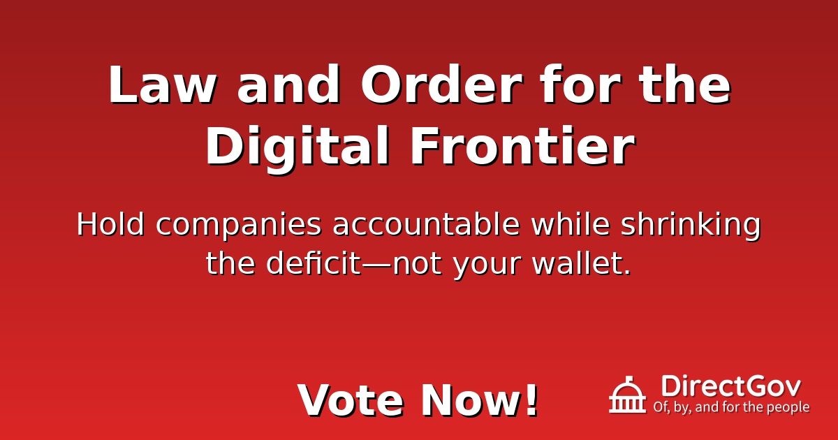 Law and Order for the Digital Frontier