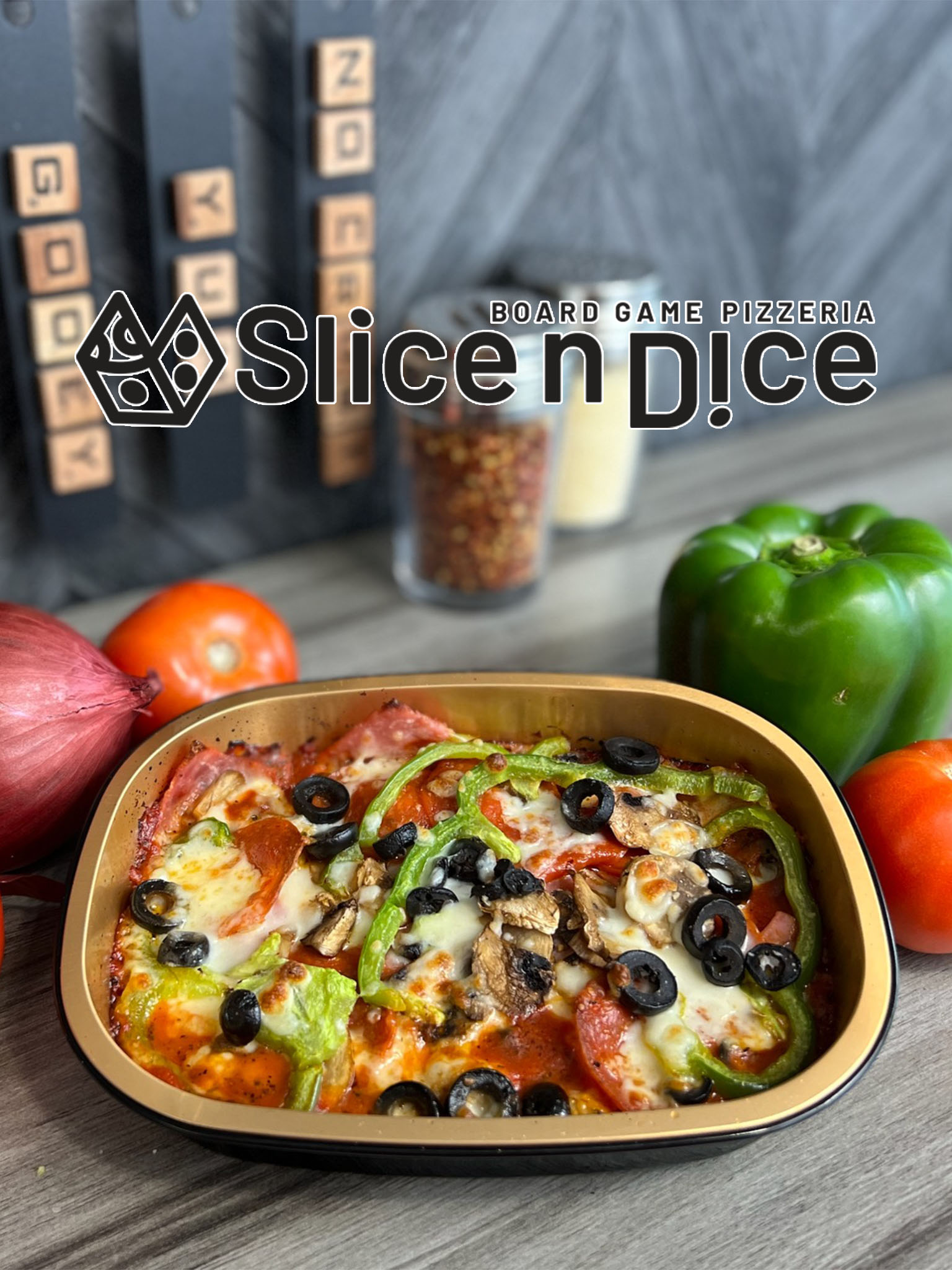 Slice n Dice Board Game Pizzeria