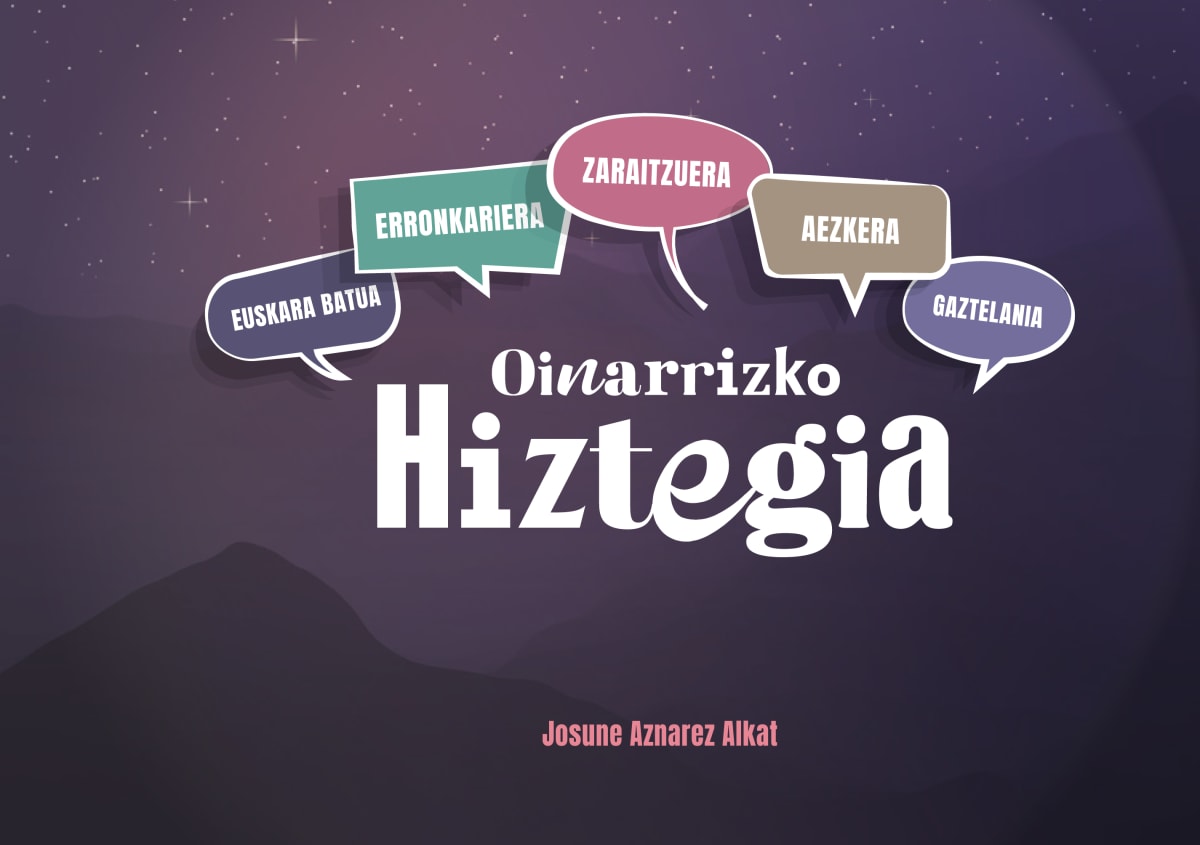 Portada de Oinarrizko Hiztegia, Josune Aznarez