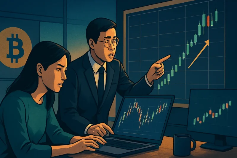 Bitcoin trading in Korea shows a significant 7% market volume increase.