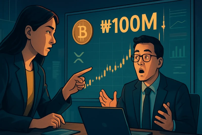 Bitcoin trading in Korea surges as the market reaches ₩100 million milestone.