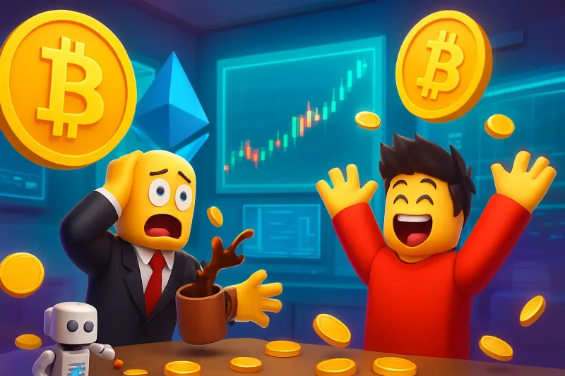 A graph showing the surge in Bitcoin trading volume in Korea's crypto market.