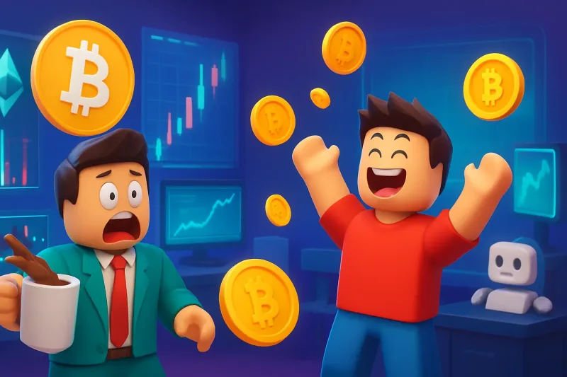 A trader analyzes Bitcoin trading trends in the Korean crypto market.