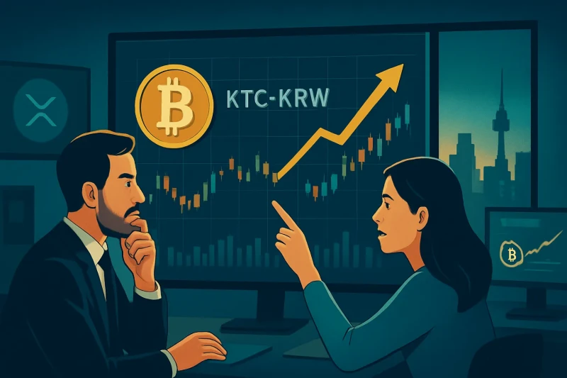 Bitcoin trading volume in Korea rises 15% during the crypto market surge.