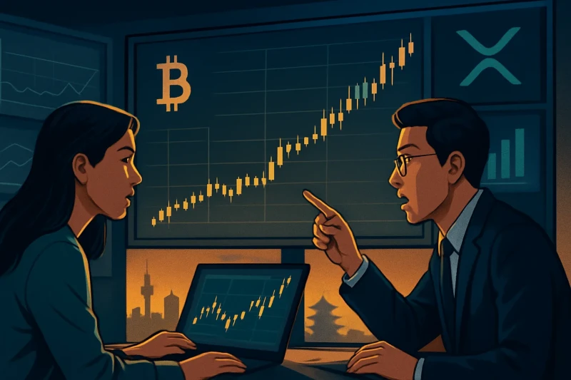 Bitcoin trading sees a 7.4% surge in Korea, impacting global crypto markets.