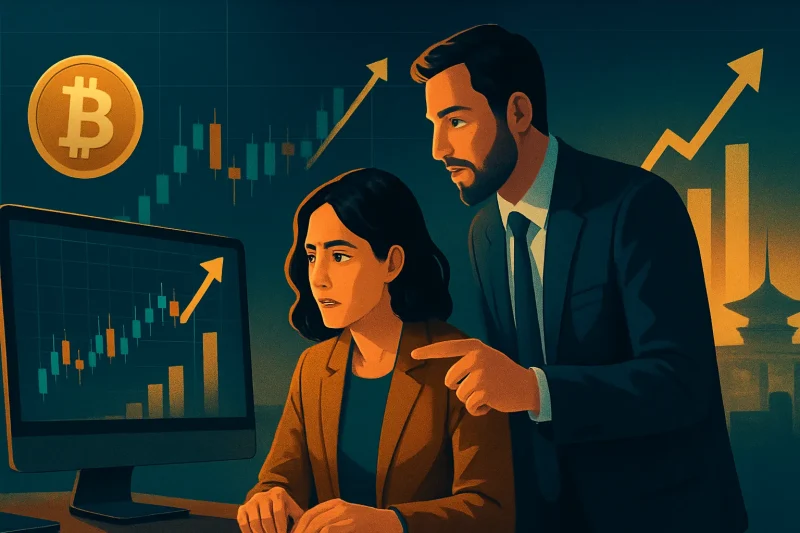 Bitcoin trading in Korea sees increased volume, highlighting the rising crypto market demand.