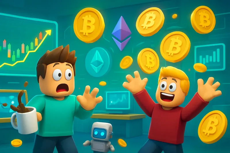 A trader analyzes Bitcoin's surge in the Korean crypto market.