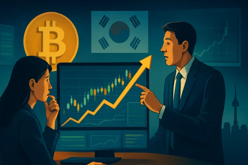Bitcoin trading in Korea sees a significant 28% increase amid market optimism.