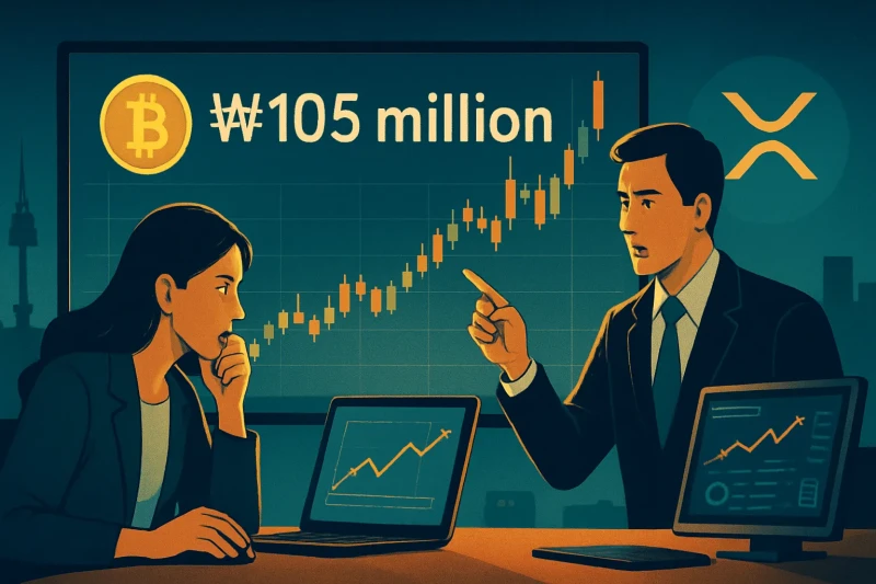 Bitcoin price surge in Korea highlights the volatility of the crypto market.