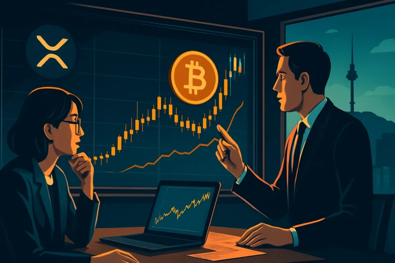 Bitcoin trading volume surges 15% in Korea's Upbit crypto market.