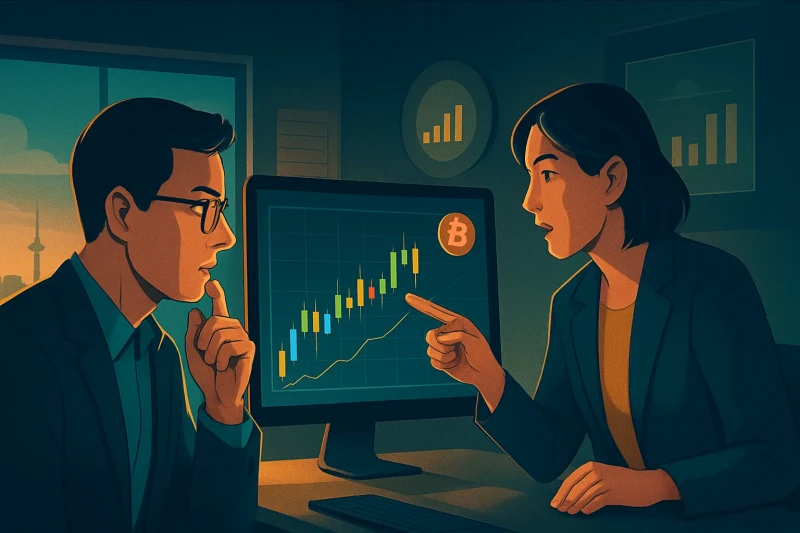Bitcoin trading in Korea shows a significant volume spike in the crypto market.