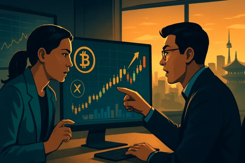 Bitcoin trading in Korea shows a 12% growth, defying global market trends.