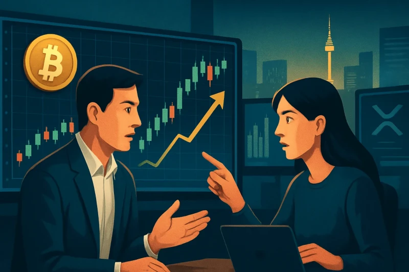 Bitcoin sees a 2% rise in the Korean market due to strong local crypto demand.