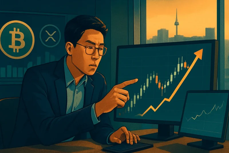 Bitcoin trading volume increases as Korea's crypto market sees a 20% surge on Upbit.