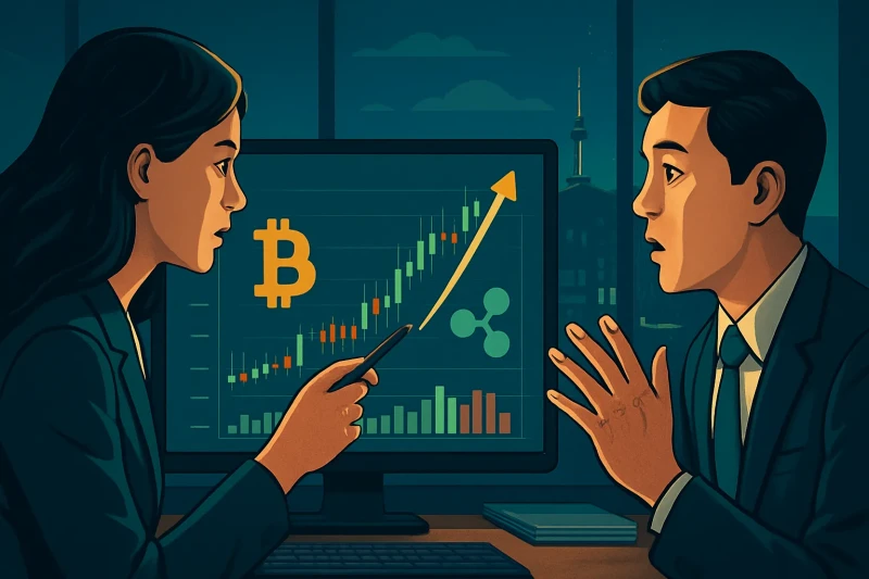 Bitcoin trading in Korea sees a 15% volume increase despite global market decline.