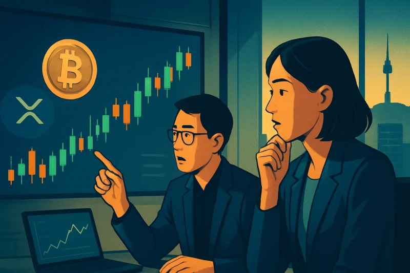 Bitcoin trading volume in Korea rises 15% despite the global crypto market slowdown.