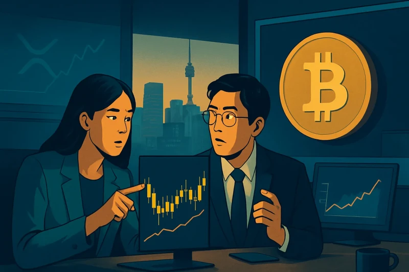 Korean crypto market sees a 15% rise in Bitcoin trading volumes amid global stability.