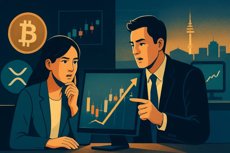 A graph showing Korea's influence on global Bitcoin trading volume in the crypto market.