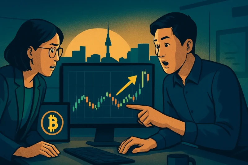 Bitcoin trading activity in Korea sees a 15% surge in the crypto market.