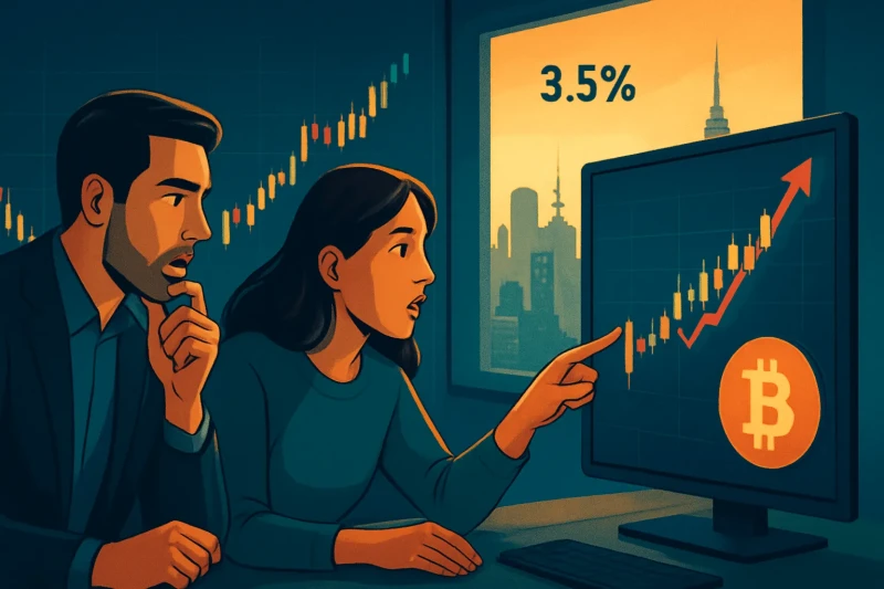Bitcoin trading shows a surge in the Korean crypto market amid rising Kimchi Premium.