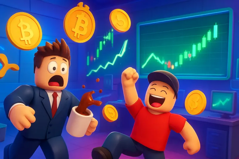 A trader analyzing crypto trends in Korea, focusing on the recent ETH market spike.