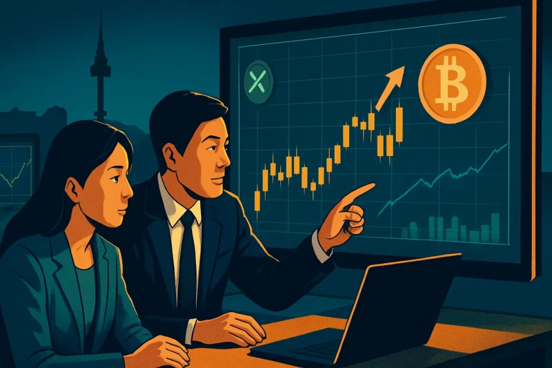 Bitcoin trading volume surges 18% in Korea despite the global crypto market slowdown.