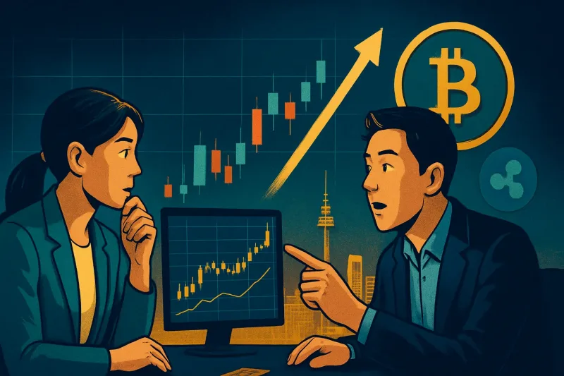 Bitcoin trading volume in Korea experiences a significant 25% surge in the crypto market.