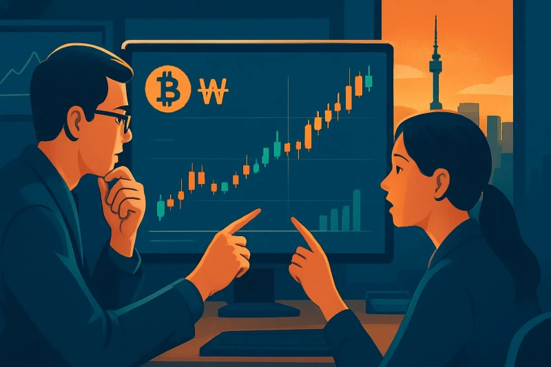 최신글 BTC/KRW Volume Surges 18% as Korean Market Leads Trends - Monday, October 5, 2026