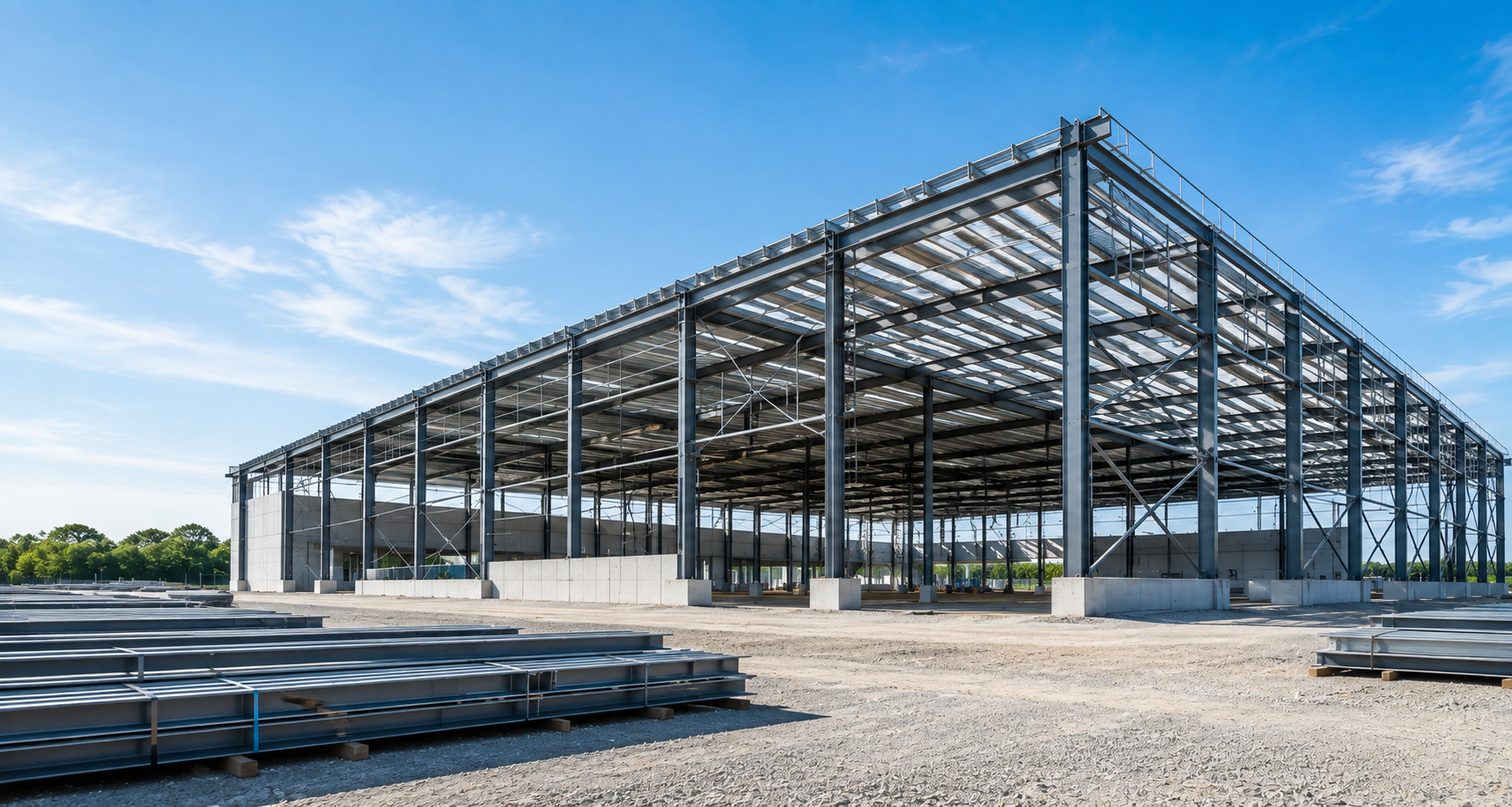 Sitio de construcción industrial