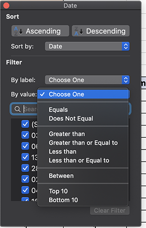 Select date - hiring quality report