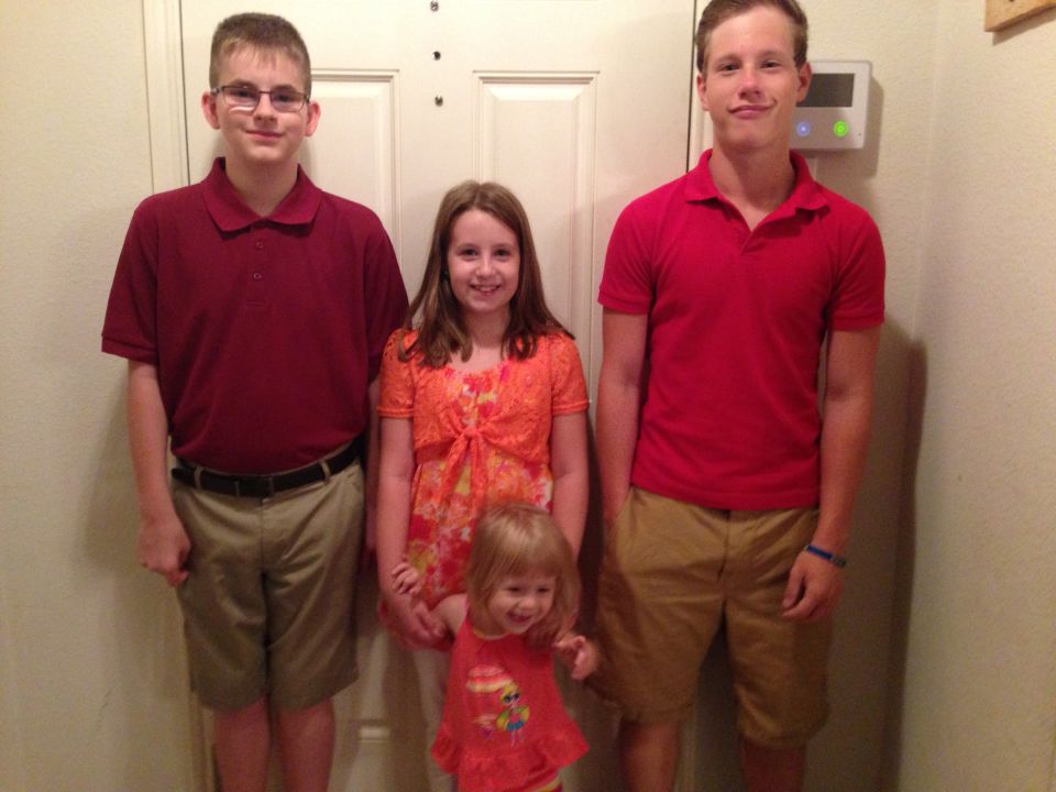 First day of school in August 2014