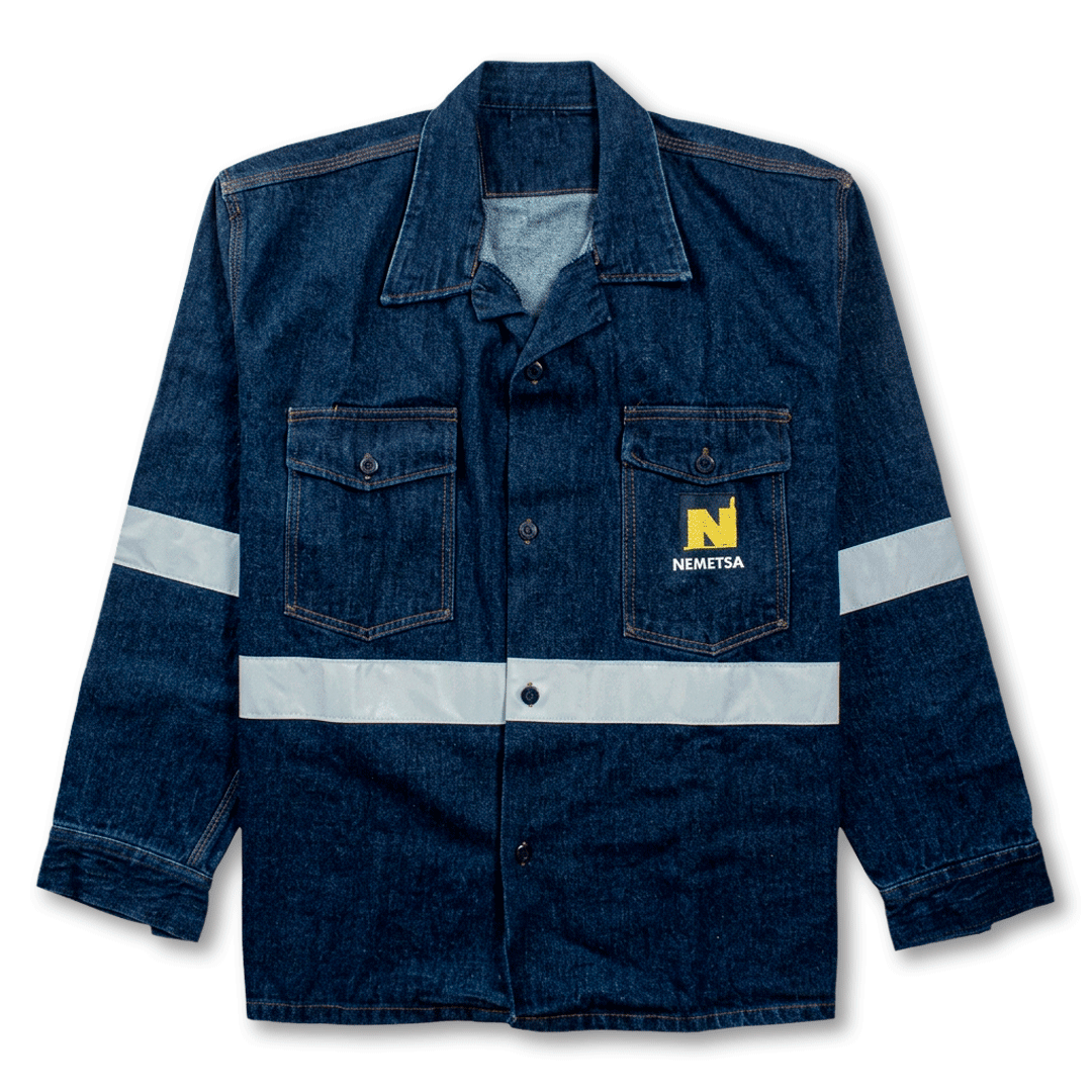 Camisa Jeans / Denim Industrial de Trabajo