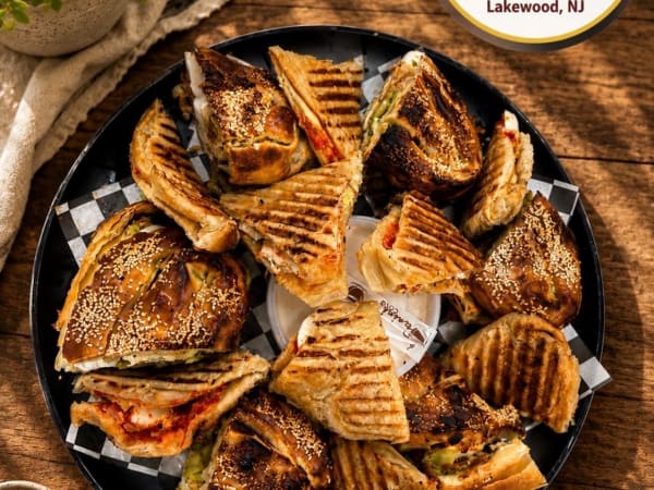 3 Malawach/ 3 Stuffed Turkish Bourekas Platter