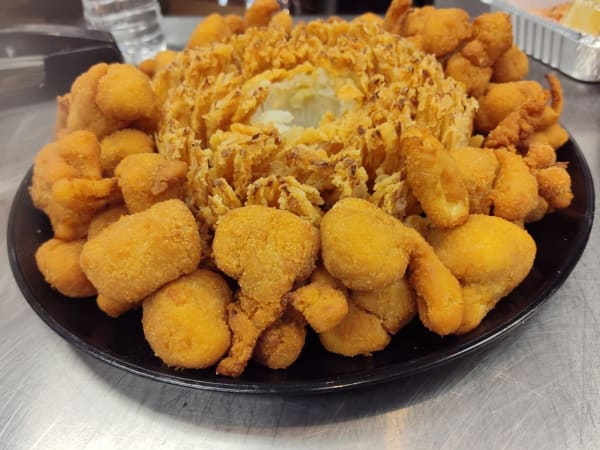 The Blooming Onion Popcorn Platter