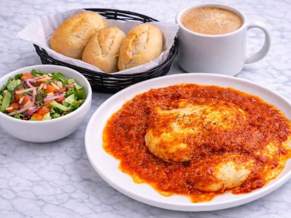 Full Shakshouka breakfast