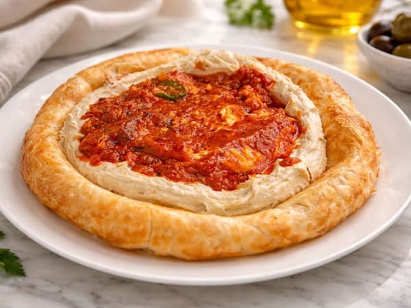 The Ultimate Shakshouka Over Malawach