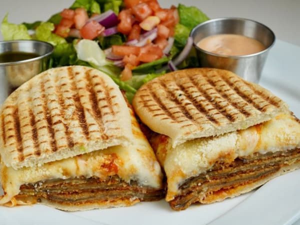 Eggplant Parmesan Panini