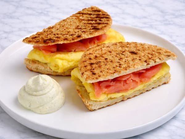 Omelette & Lox Panini (Breakfast)