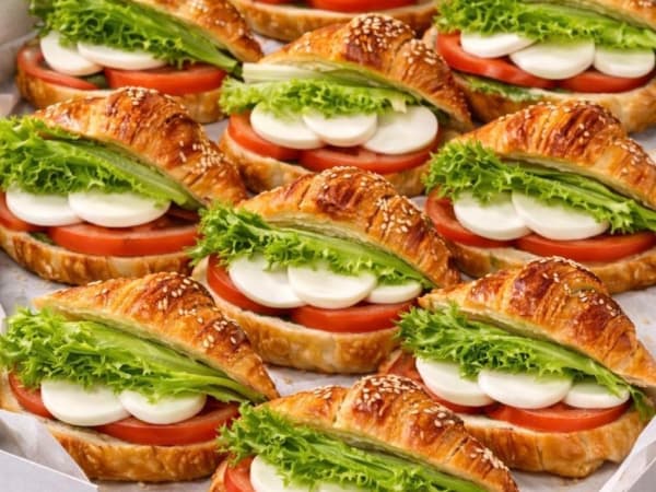 Mini croissant  platter