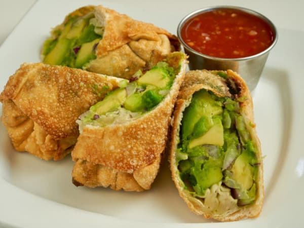 Platter Of Avocado Egg Roll