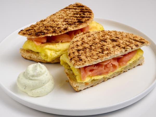 Omelette & Lox Panini