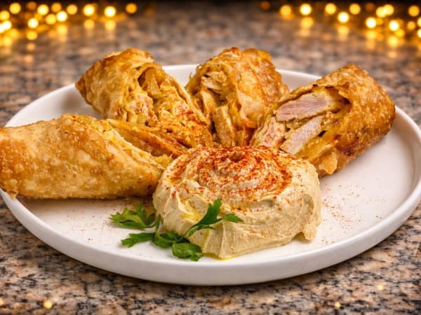 Shawarma Spring Roll