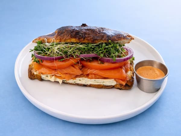 smoked salmon croissant