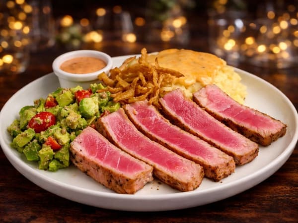 Cedar Plank Tuna Steak Delight