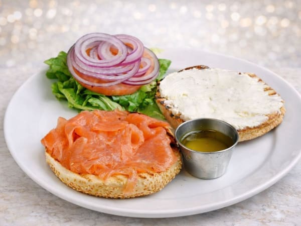 Cream Cheese with Lox Panini (Breakfast)