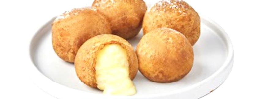 Yellow Snowing Cream Cheese Ball