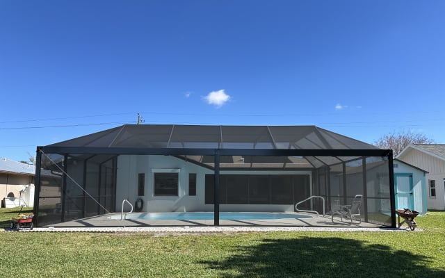 New Pool Cage Installation in Port Charlotte, FL